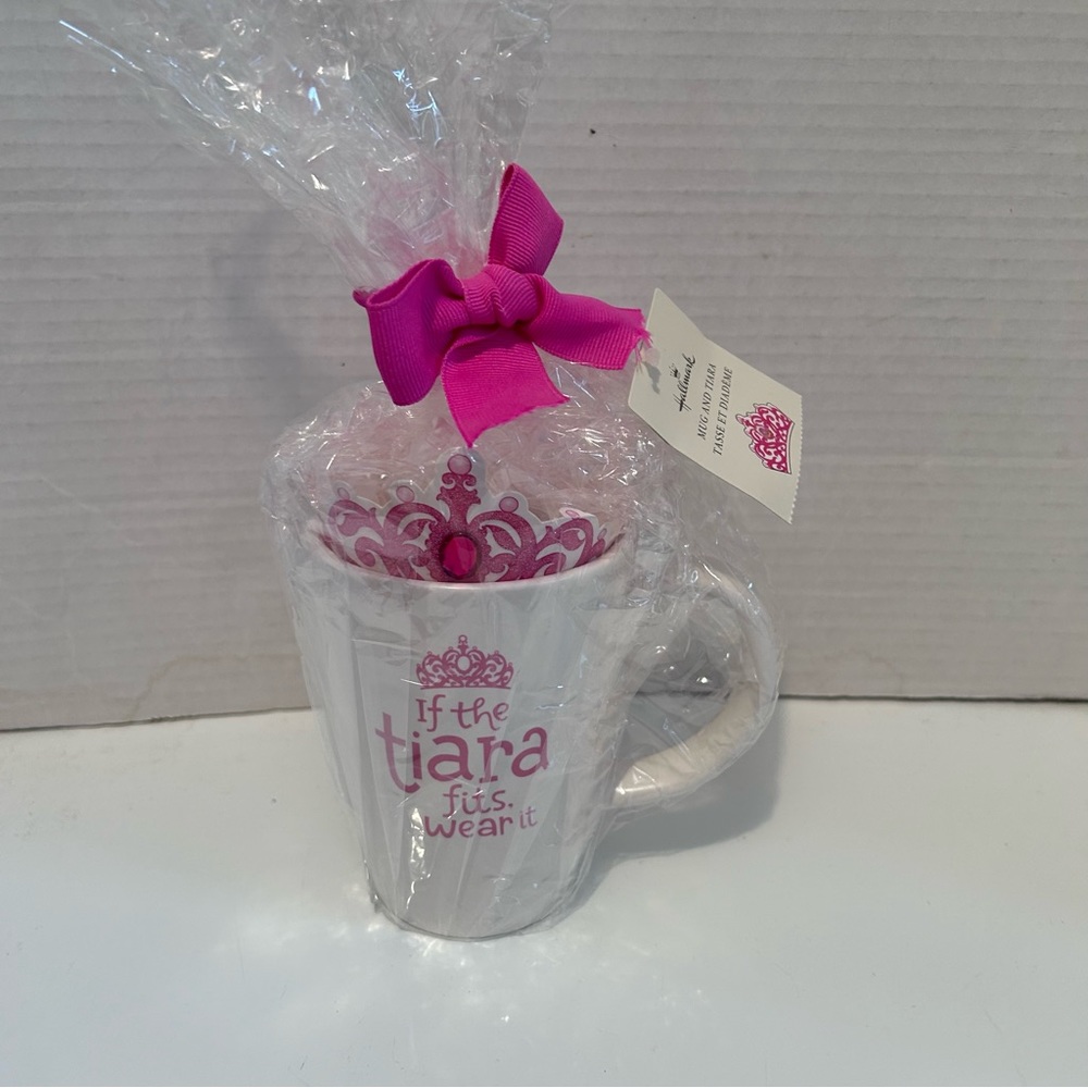 HALLMARK “if the TIARA fits, wear it” mug - MUG & TIARA